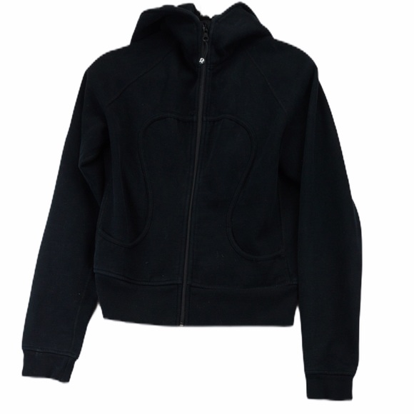 lululemon athletica Tops - Lululemon black scuba hoodie